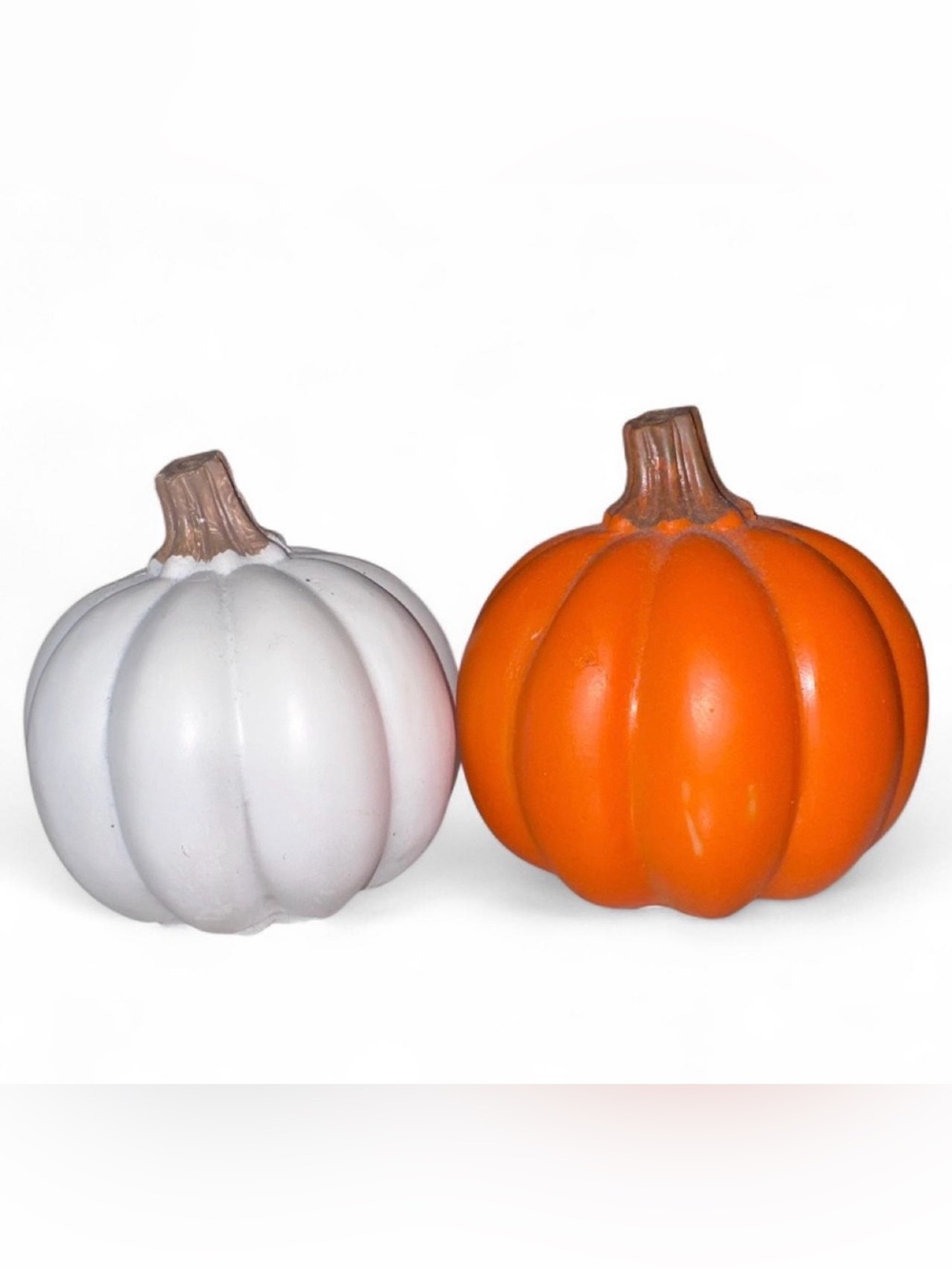 Halloween Jack Skellington Inspired Pumpkin Decorations (Set of 2) - Picture 2 of 2